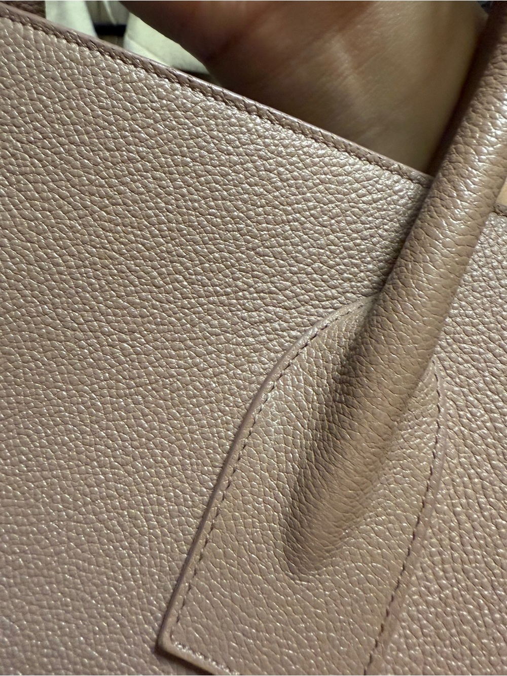 Yves Saint Laurent Mauve Leather Sac De Jour Shoulder Bag - Picture 5 of 13